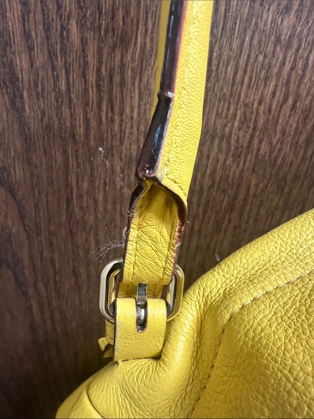 kate spade Yellow Leather Shoulder Tote